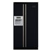 Rangemaster 7912 SXS Refrigerator Black